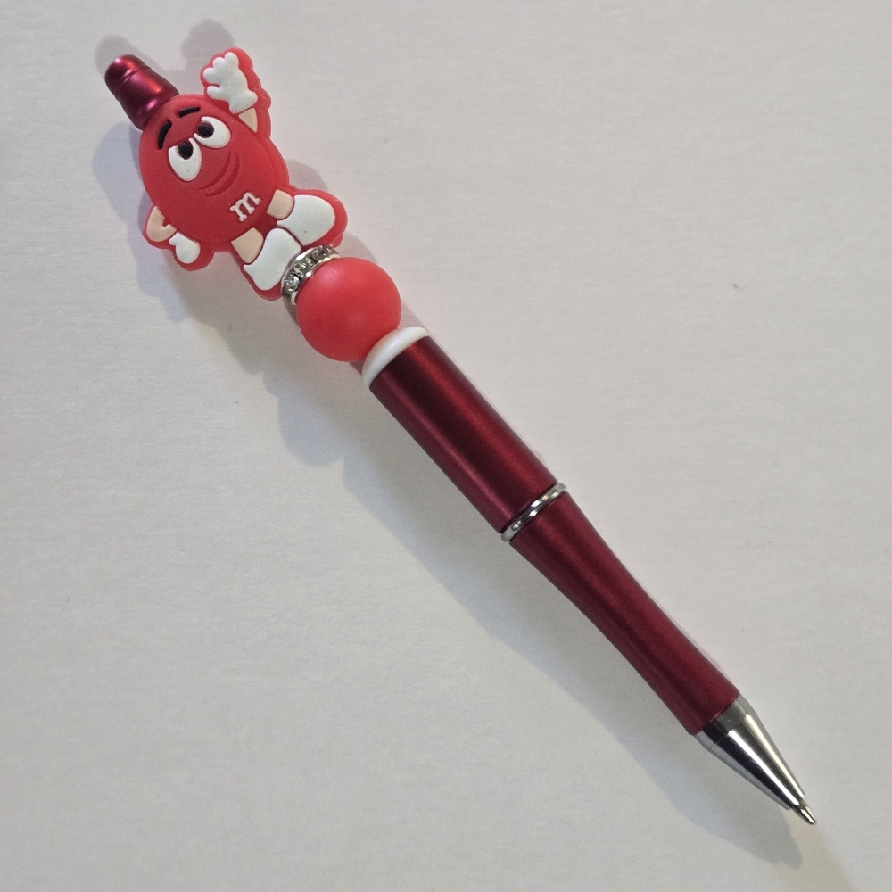 🍒🍒 Colorful M&M Character Pen - Picture 10 of 11